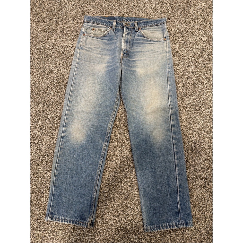 Vintage Levis 505 Jeans Men's 31x27* Blue Orange Tab Made USA 1994 Regular Fit